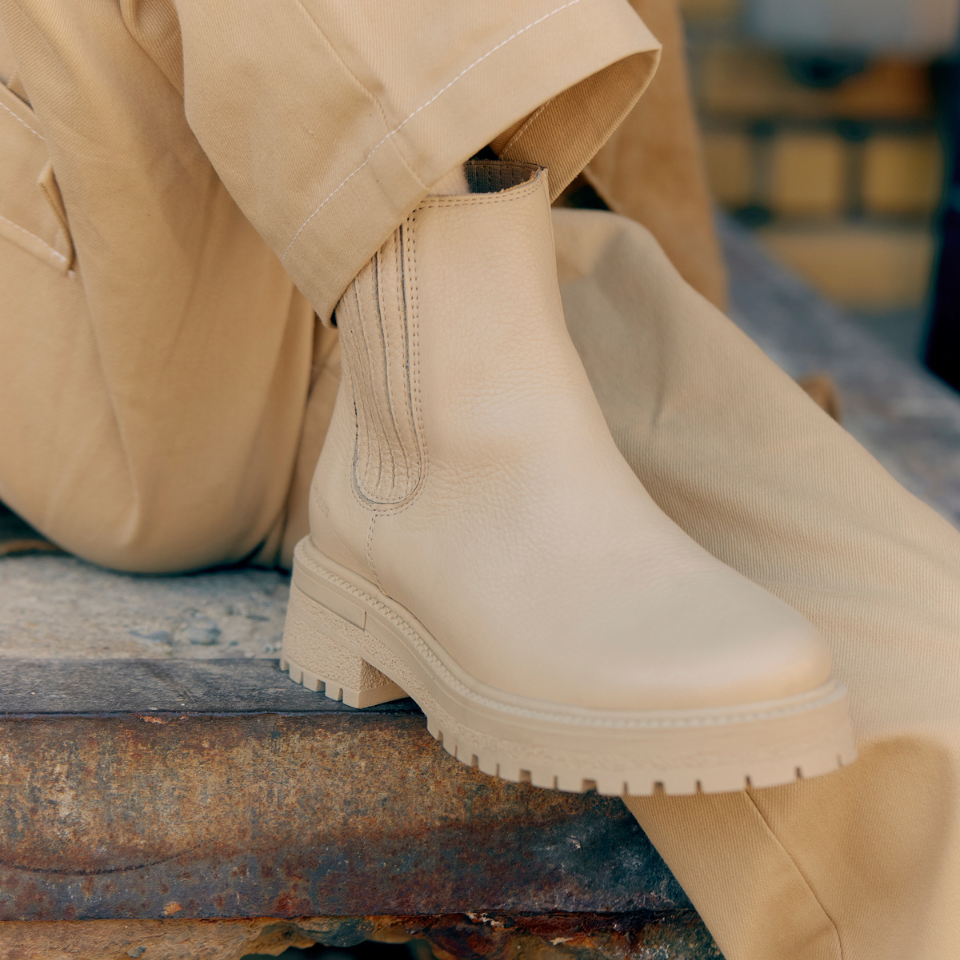 Klobige Chelsea-Stiefel